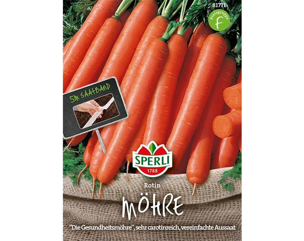 Seedeo® Möhrensamen 'Rolanka' BIO – Ca. 100 Samen, Daucus Carota, Für Den Eigenen Anbau