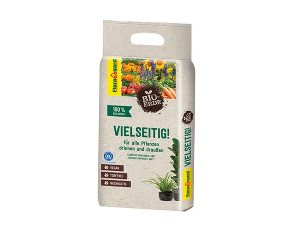 Torffreie BioErde "VIELSEITIG!", für alle Beet und Zimmerpflanzen