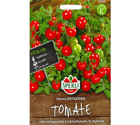 Tomate 'Totem' F1 Solanum lycopersicum für Ampeln & Töpfe ca 7 Samen 83253 