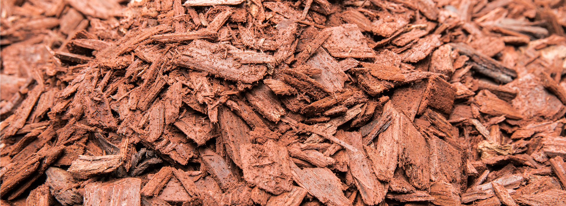 Farbiges Rindenmulch