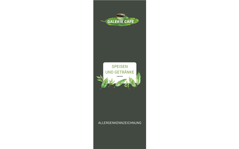 Speisekarte mit Allergenkennzeichnung